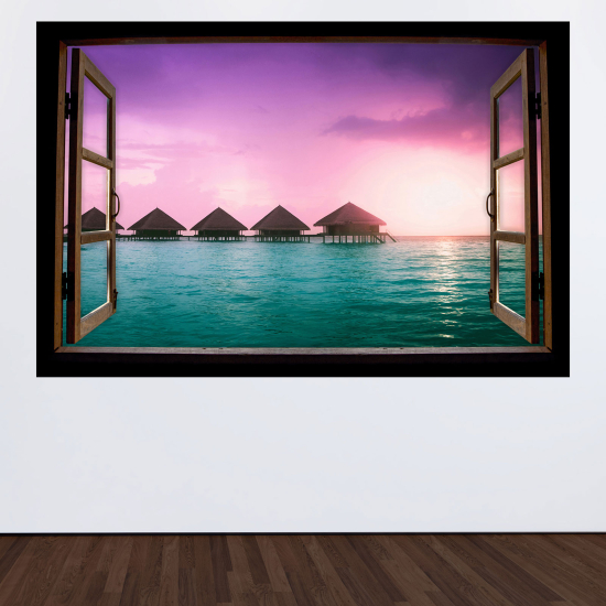 Vinilo Adhesivo Decorativo trampantojo 3D - Paradisíaco