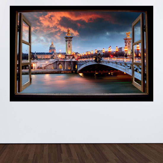Vinilo Adhesivo Decorativo trampantojo 3D - París