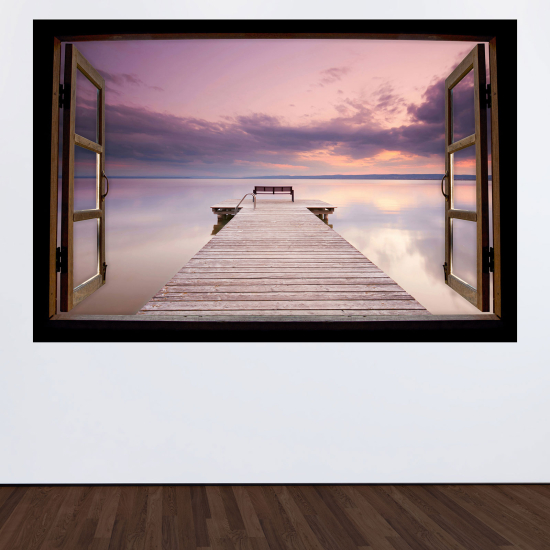 Vinilo Adhesivo Decorativo trampantojo 3D - Pontón