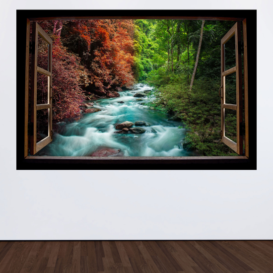 Vinilo Adhesivo Decorativo trampantojo 3D - Río