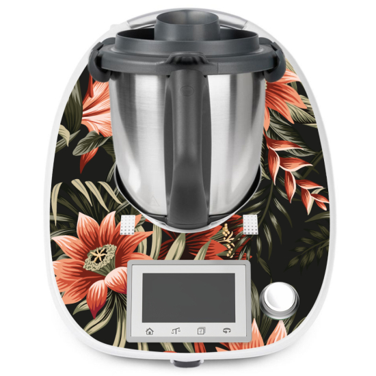 Vinilo Adhesivo Thermomix - TM5 - Flores tropicales