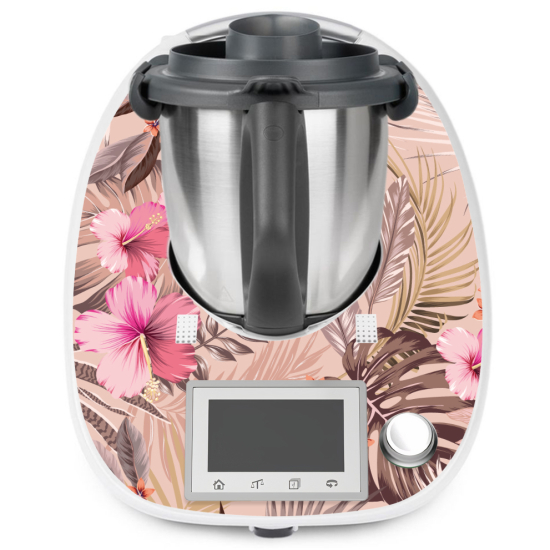 Vinilo Adhesivo Thermomix - TM5 - Flores tropicales