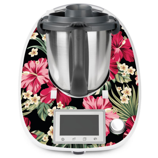 Vinilo Adhesivo Thermomix - TM5 - Flores tropicales