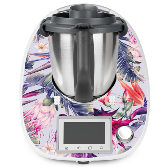 Vinilo Adhesivo Thermomix - TM5 - Hojas Tropicales