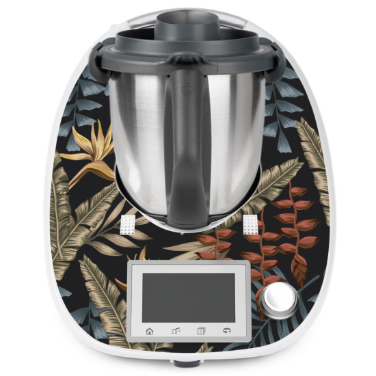 Vinilo Adhesivo Thermomix - TM5 - Hojas Tropicales